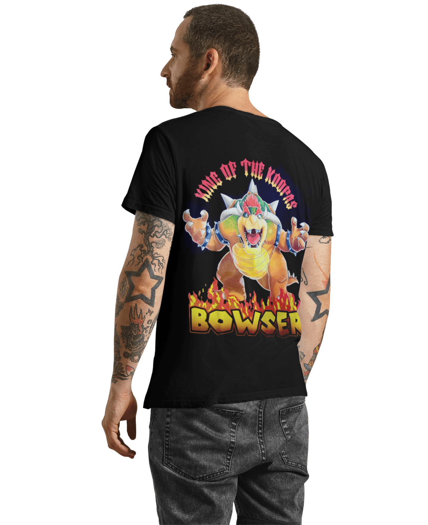 polera mario bros & bowser - amplitudmodulada