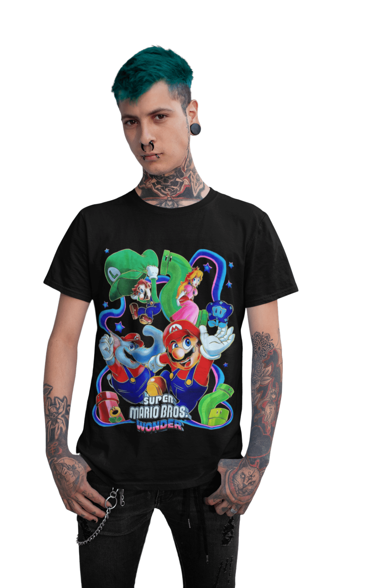 Polera Super Mario Bros Wonder - amplitudmodulada