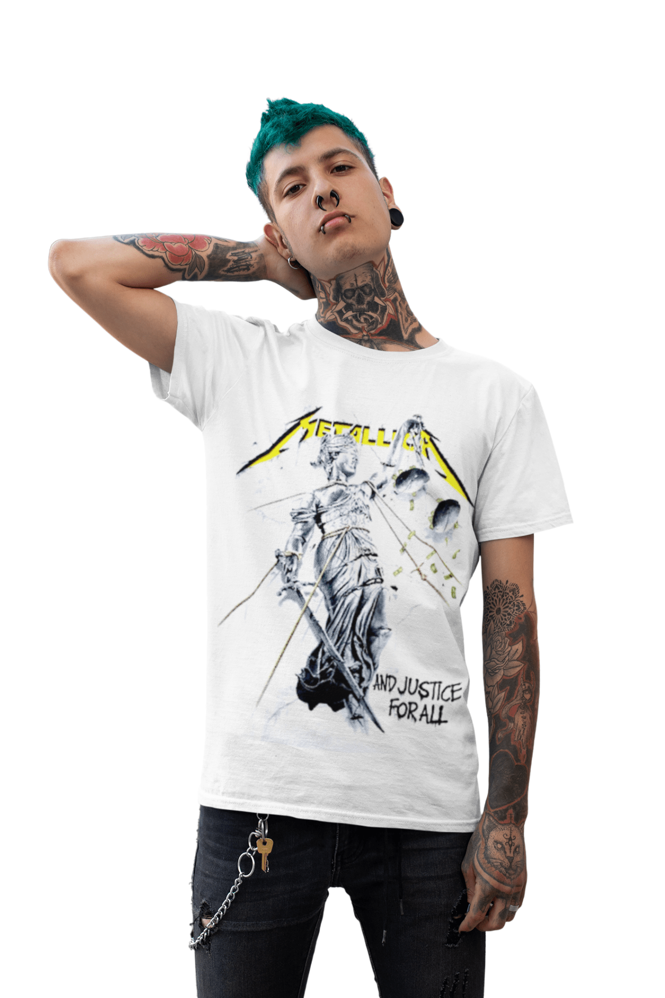 Polera Metallica and justice for all - amplitudmodulada
