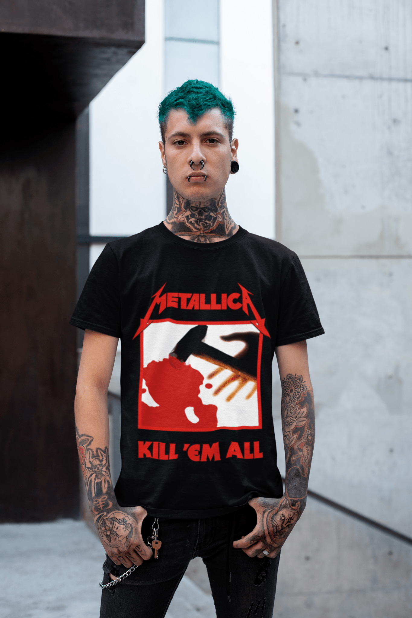 Polera METALLICA Kill Em All - amplitudmodulada