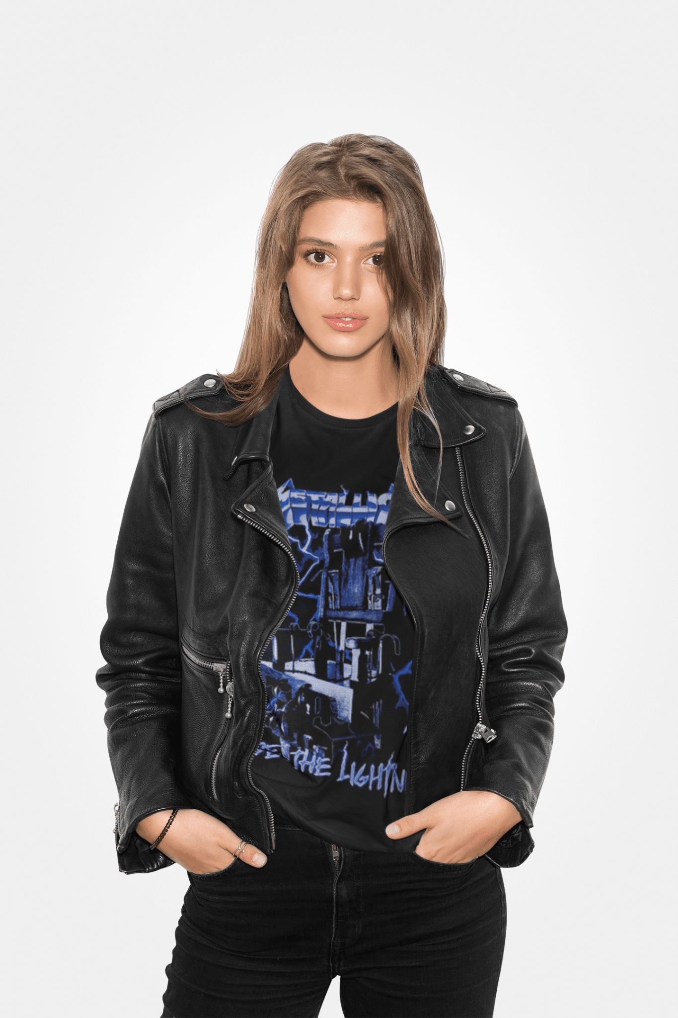 Polera Metallica Ride The Lightning - amplitudmodulada