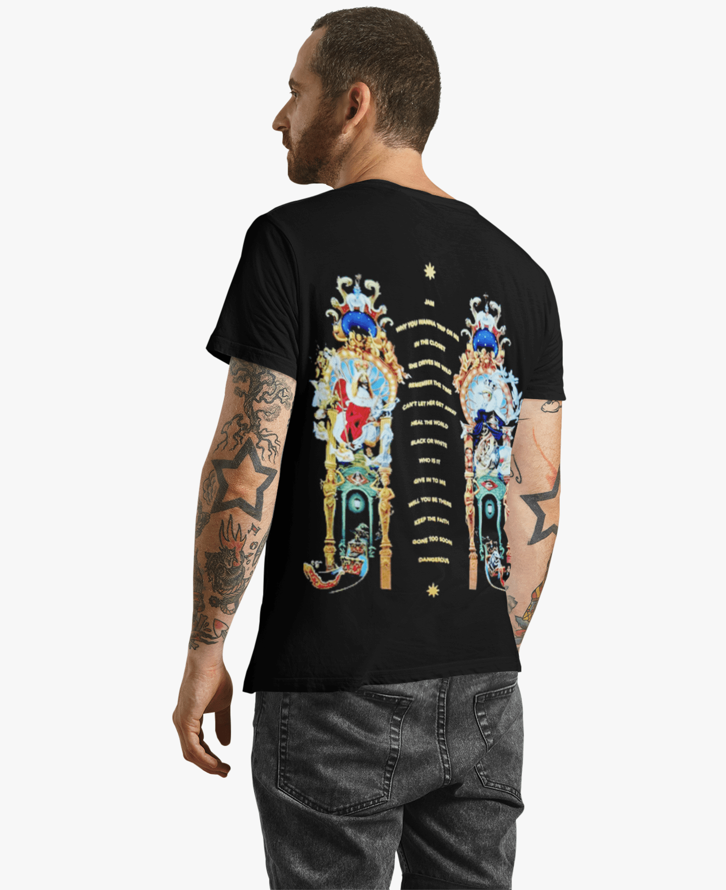 Polera Michael Jackson Dangerous - amplitudmodulada