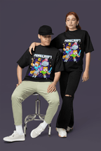 Polera Minecraft Amigos - amplitudmodulada