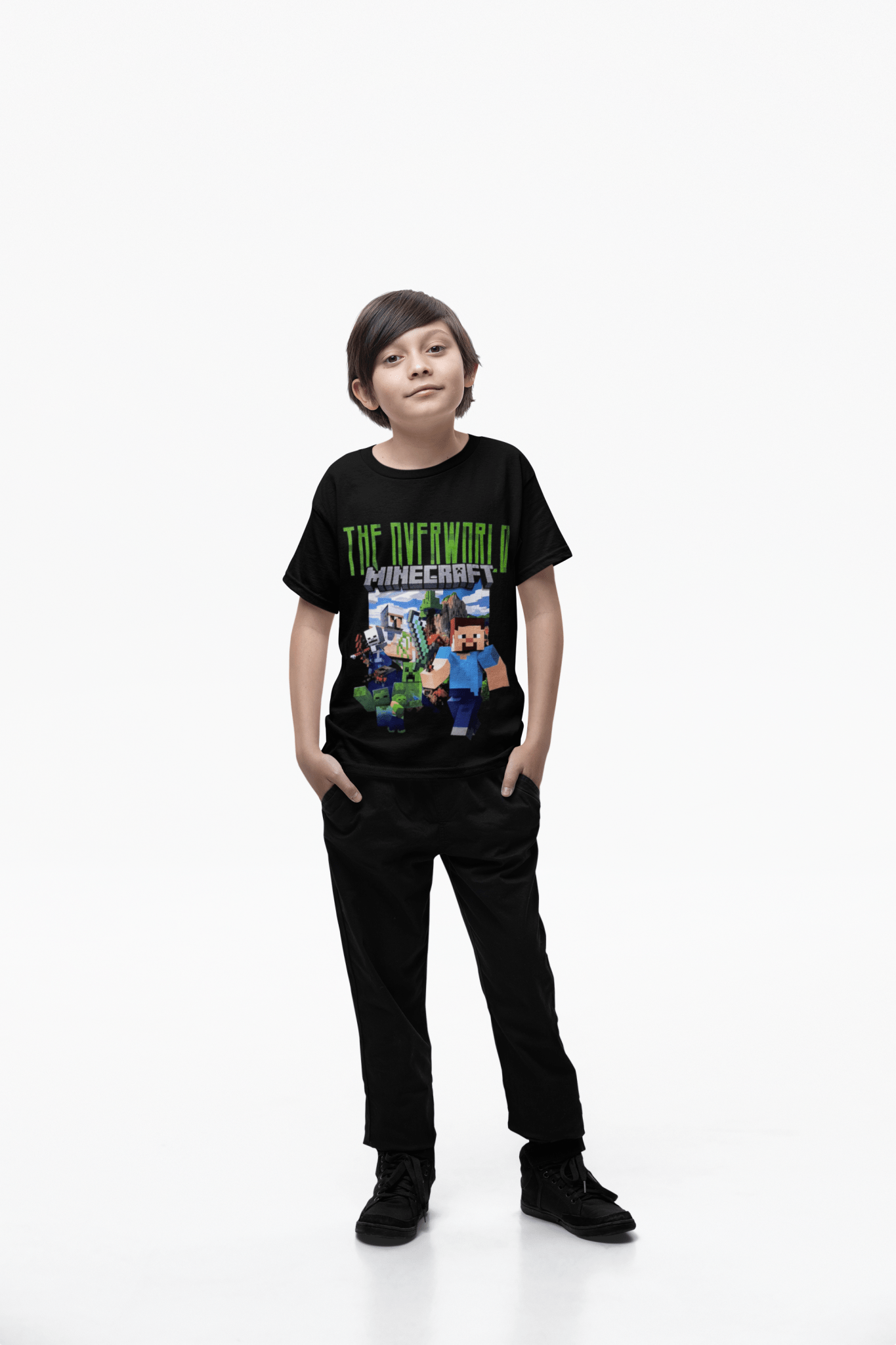 polera minecraft the over world - amplitudmodulada