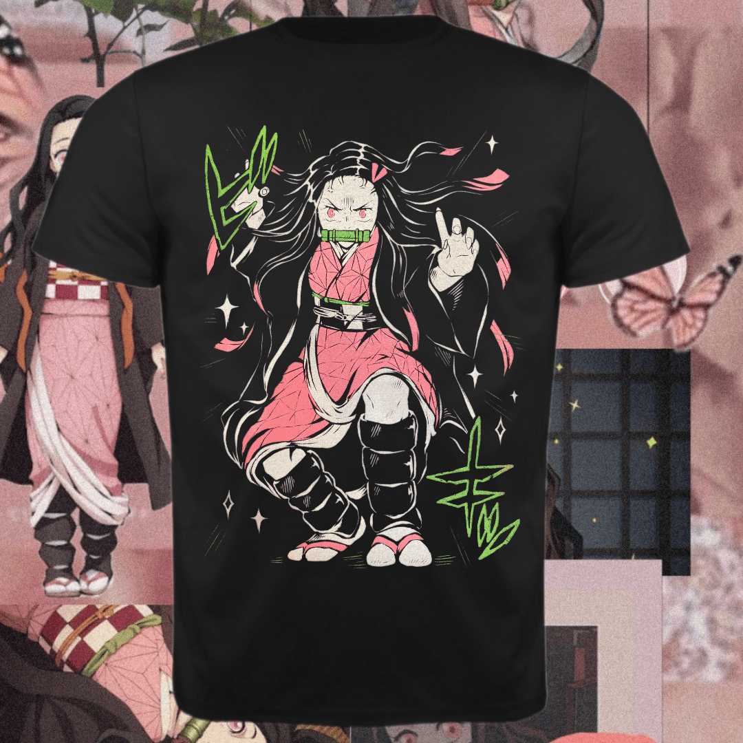 polera Demon Slayer nezuko - amplitudmodulada