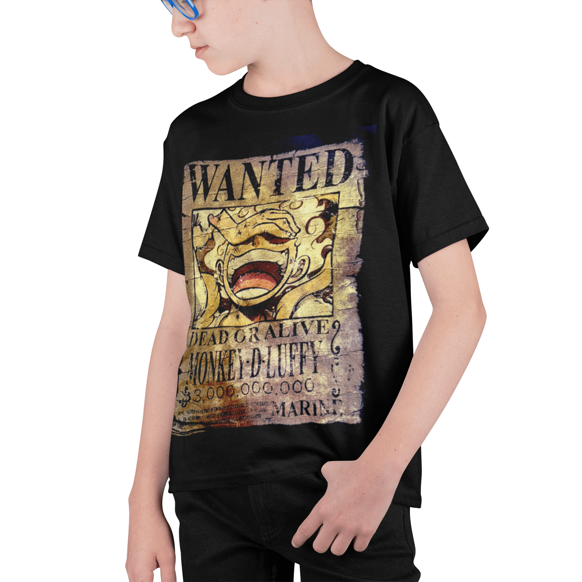 polera one piece ¡luffy se busca! - amplitudmodulada