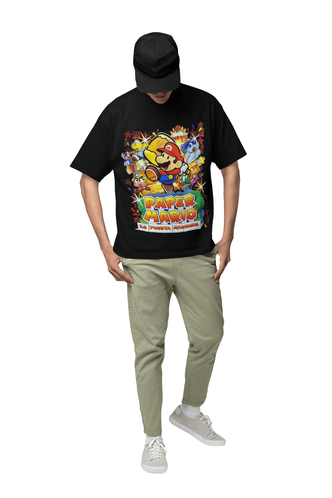 Polera Mario Paper - amplitudmodulada