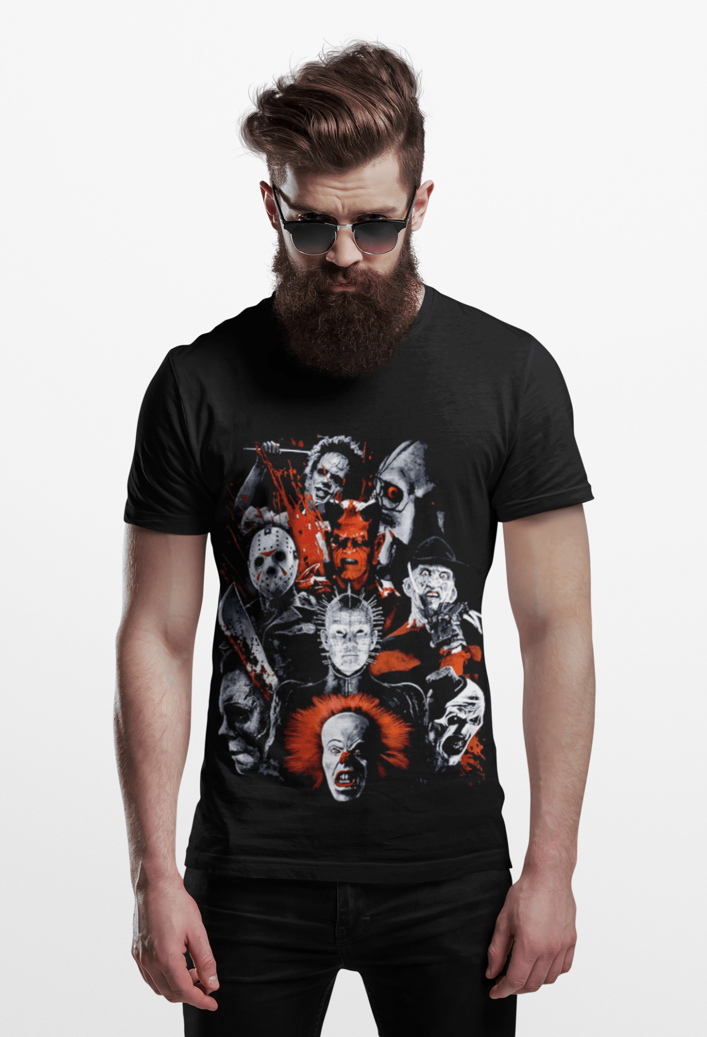 Polera Peliculas de terror - amplitudmodulada