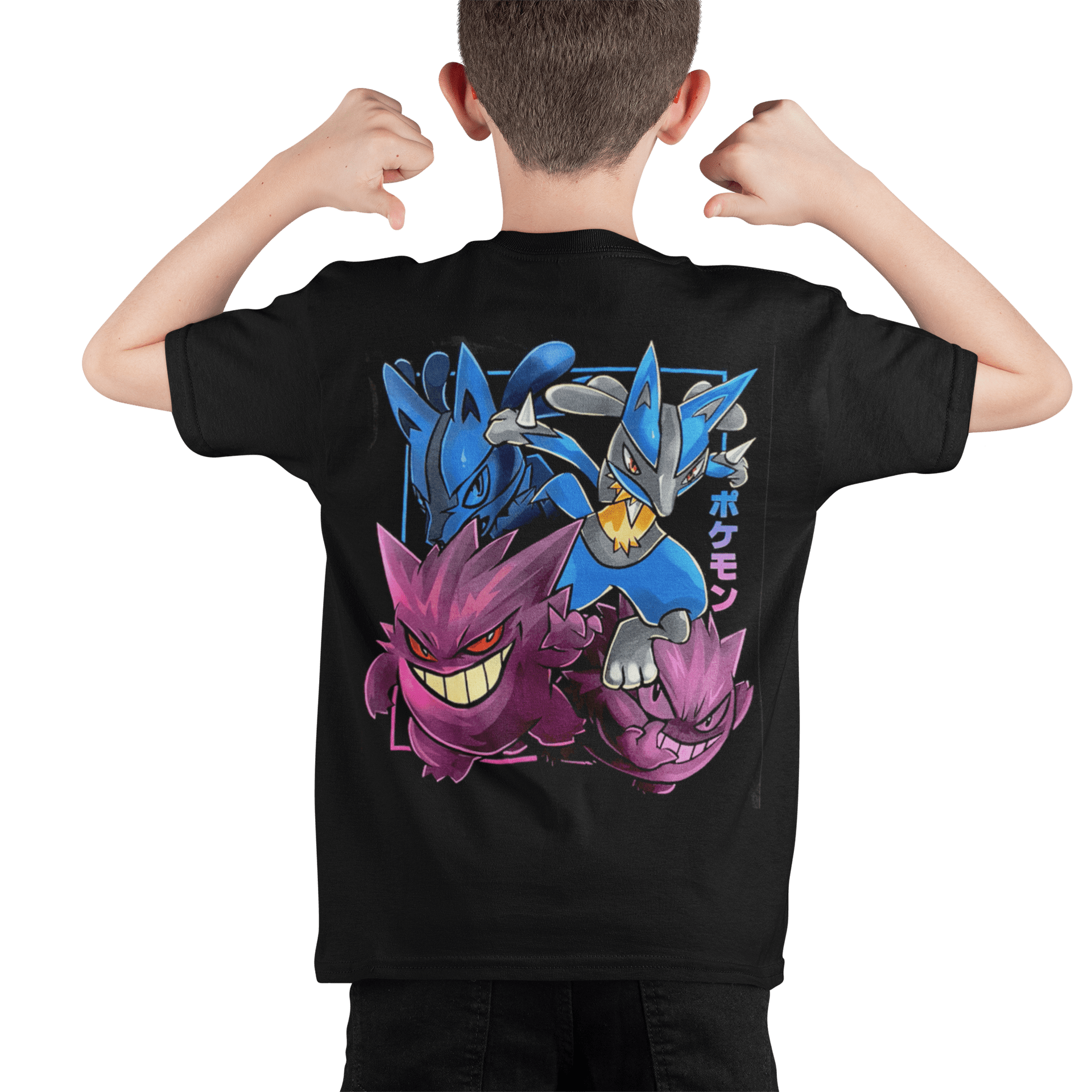 polera pokemon gengar & Greninja - amplitudmodulada