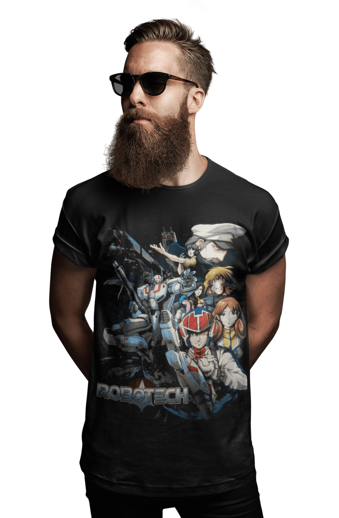 polera robotech personajes - amplitudmodulada