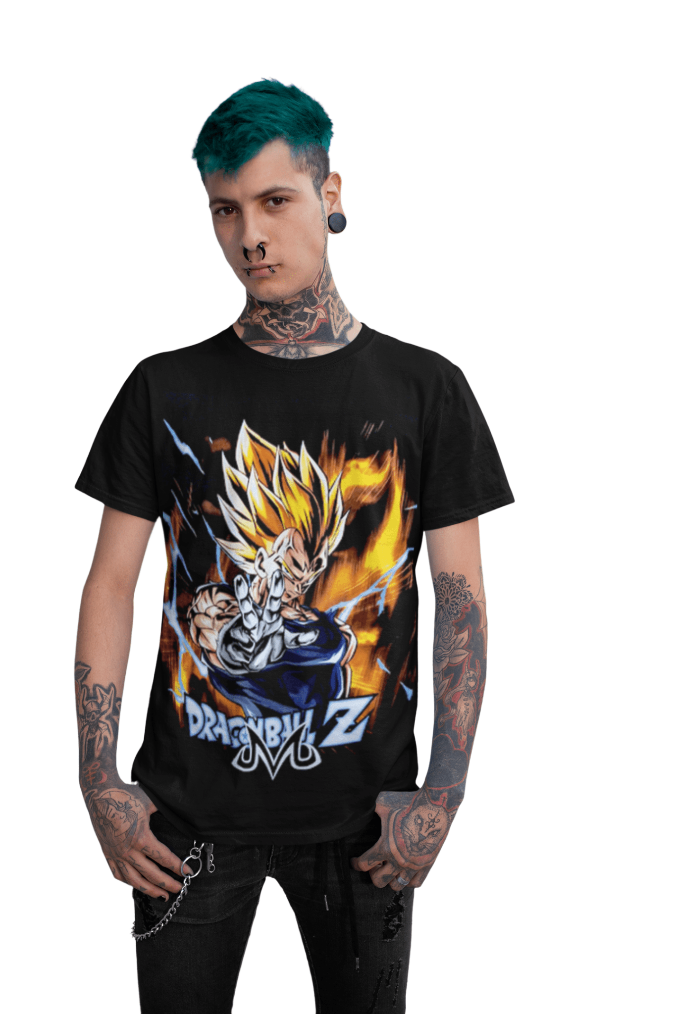 Polera Vegeta dragon ball z - amplitudmodulada