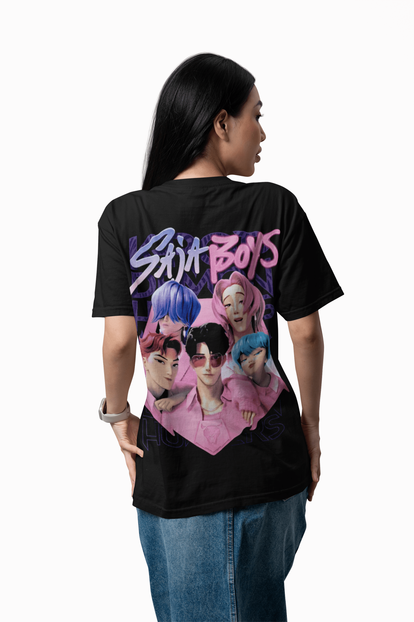 Polera Huntrix Y Saja Boys guerreras K - pop - amplitudmodulada