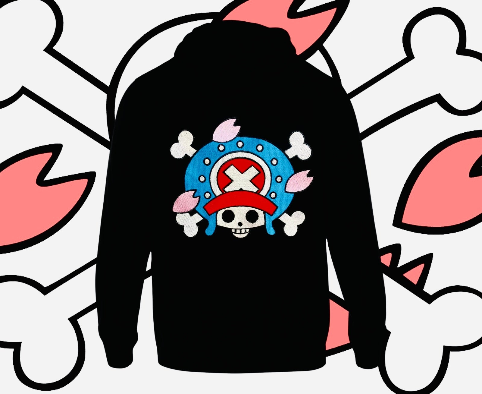 poleron Tony Tony Chopper Bordado - amplitudmodulada