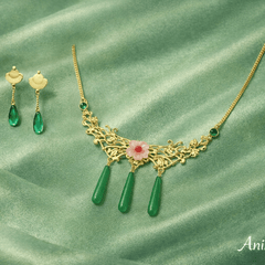 Set de Maomao La Boticaria collar + Aros - amplitudmodulada