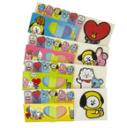 set de post - it coleccione BT21 - amplitudmodulada