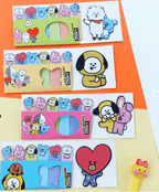 set de post - it coleccione BT21 - amplitudmodulada
