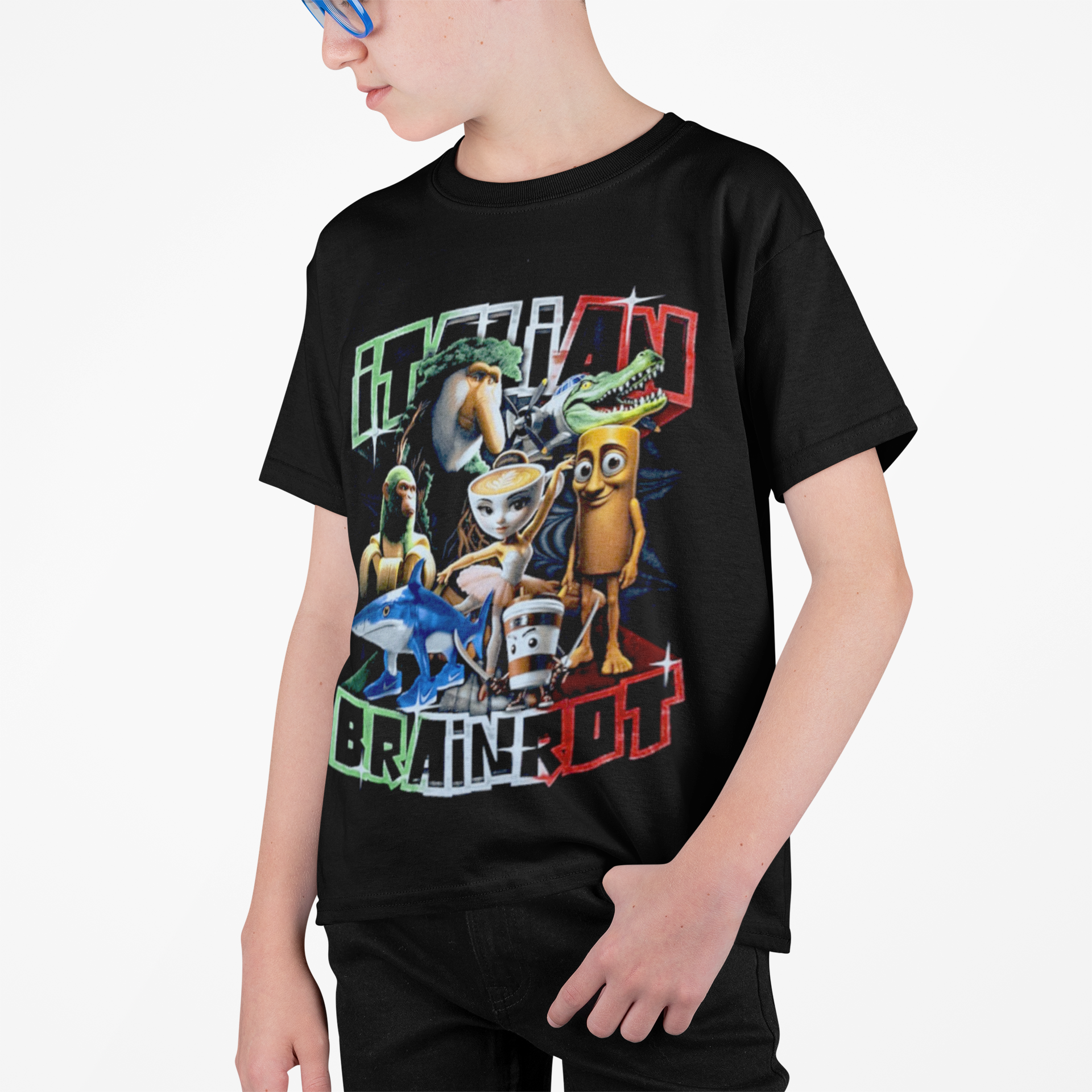 Polera Tralalero Tralala Brainrot