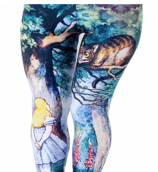 leggings alicia en el pais de las maravillas - amplitudmodulada