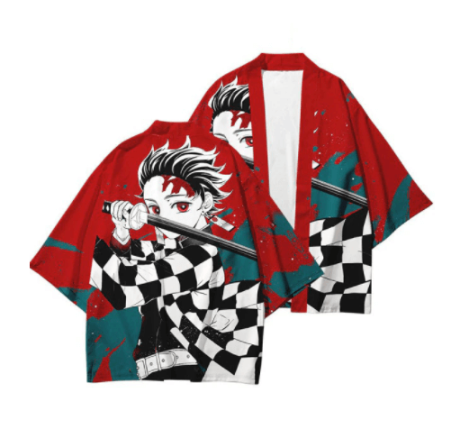 Kimono Tanjiro Kamado cazador - amplitudmodulada