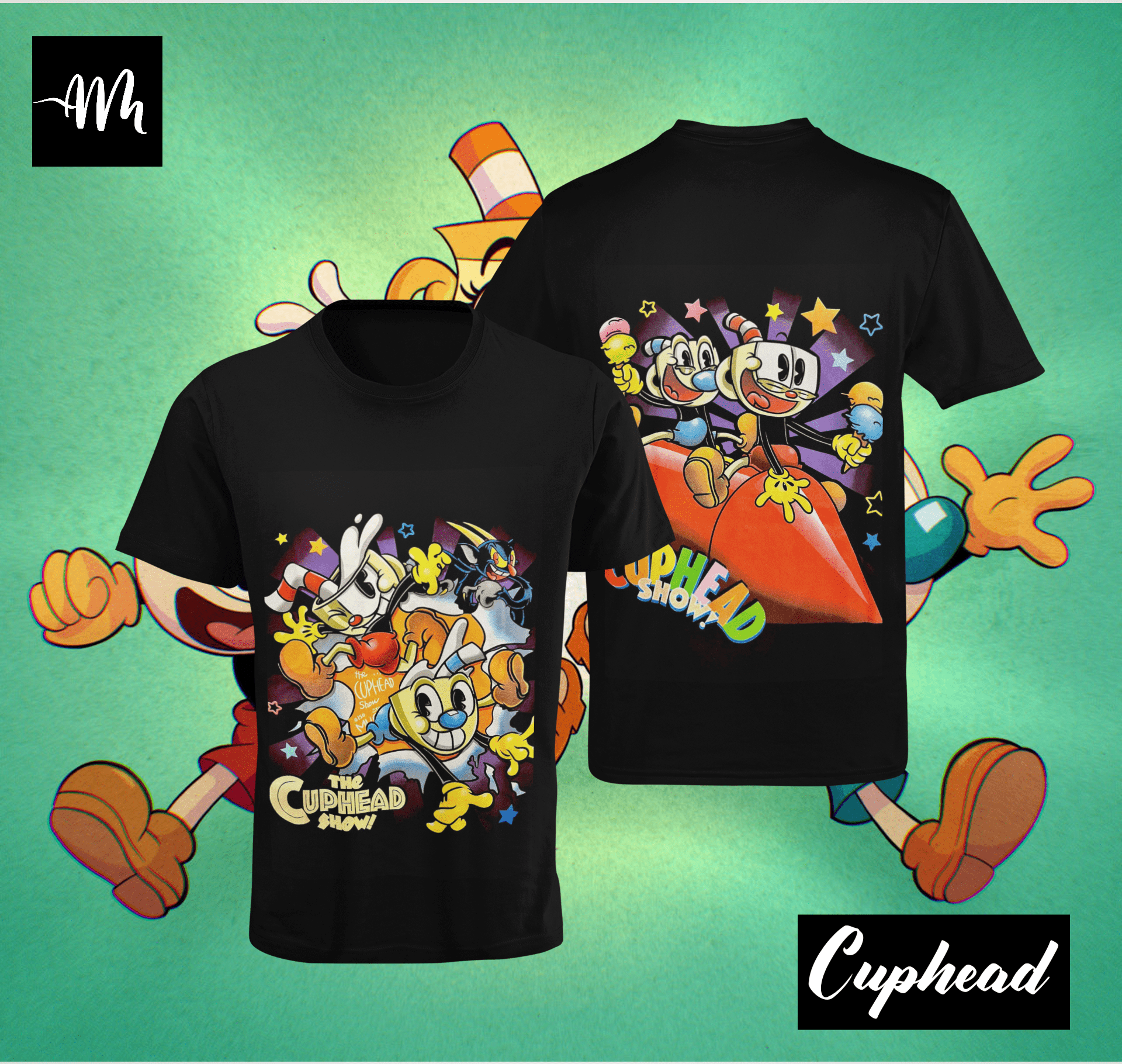 polera cuphead - amplitudmodulada
