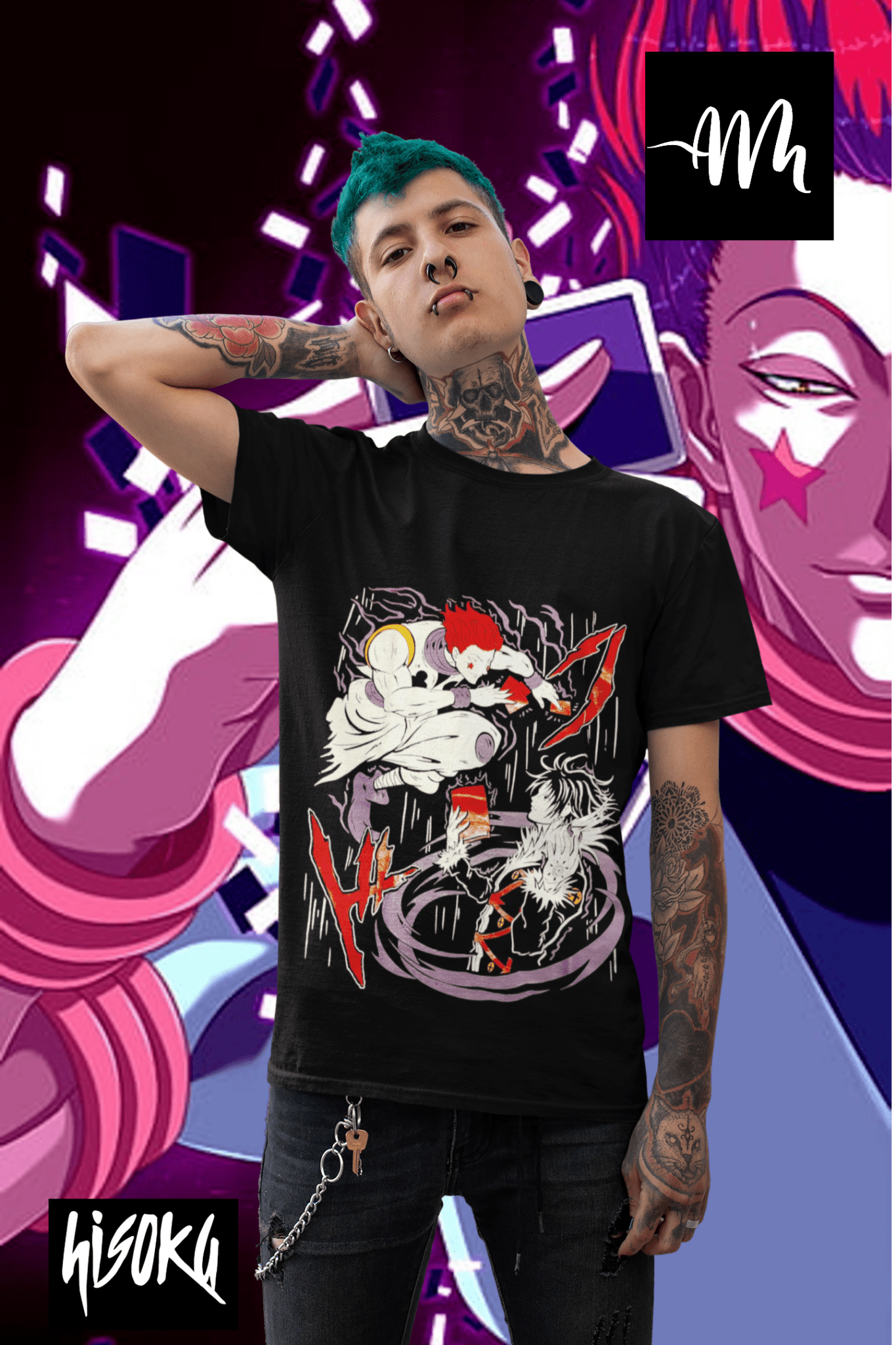 Polera hisoka morow hunter x hunter - amplitudmodulada
