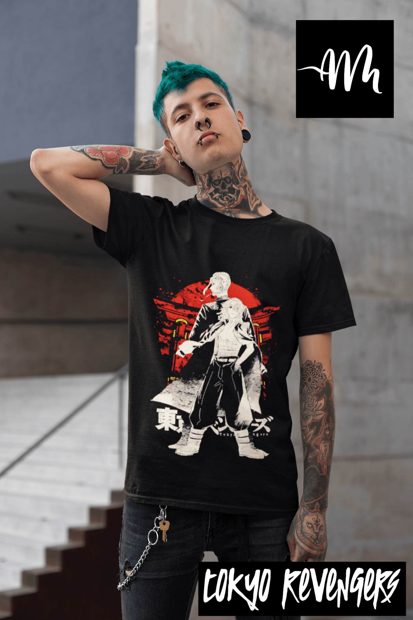 Polera Tokyo revengers Draken & Mikey - amplitudmodulada