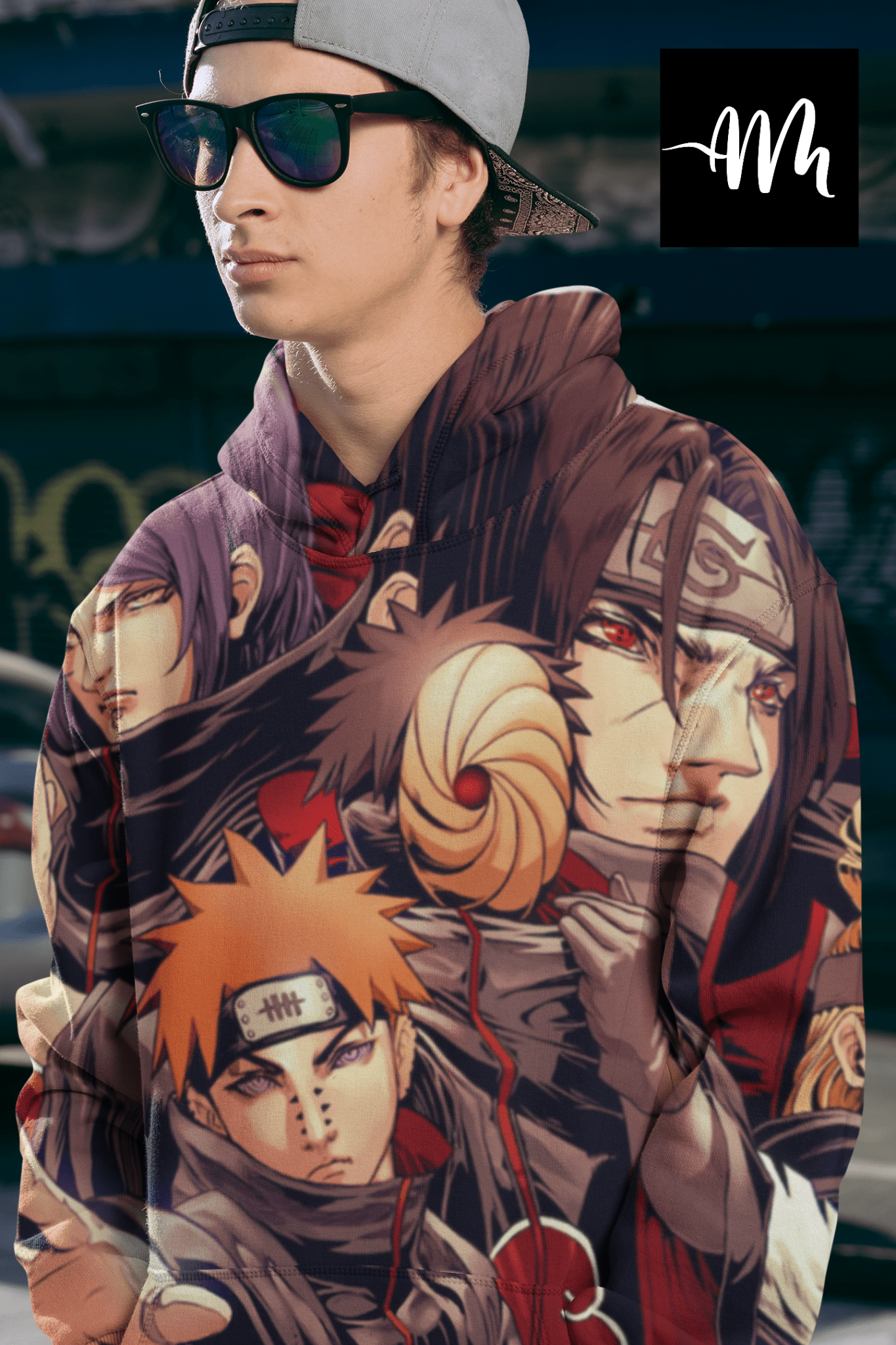 Poleron Naruto akatsuki sublimado - amplitudmodulada