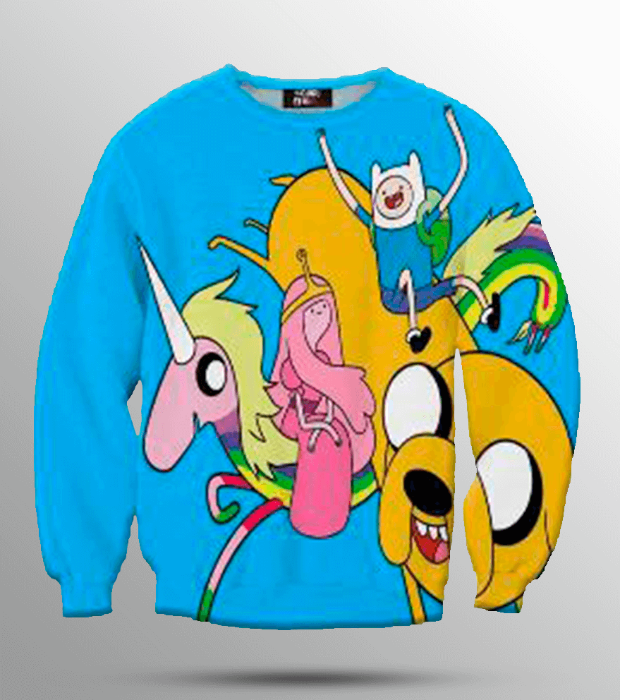 Poleron Hora de Aventura princesa unicornio - amplitudmodulada